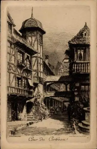 Präge Ak Paar im Gespräch