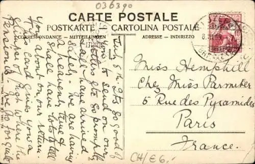 Ak Luzern Stadt Schweiz, Pension Friedau, Panorama