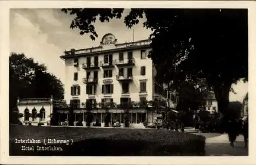 Ak Interlaken Kanton Bern Schweiz, Hotel Interlaken