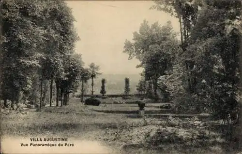 Ak Nogent sur Marne Val de Marne, Villa Augustine, Vue Panoramique du Parc