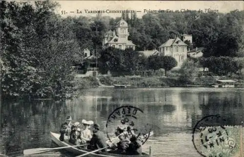 Ak La Varenne Saint-Maur-des-Fossés Val de Marne, Chennevières, Pointe des Iles, Chateau