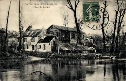CPA Chennevières-sur-Marne Val de Marne, L'Ecu de France