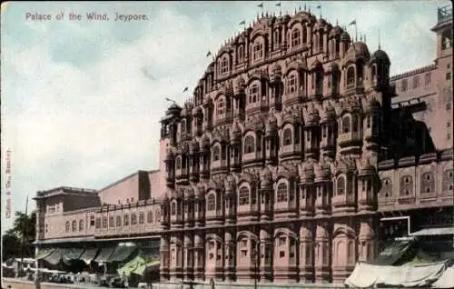 Ak Jeypore Jaipur Indien, Palace of the Wind, Hawa Mahal