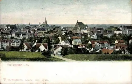 Ak Freiberg in Sachsen, Gesamtansicht