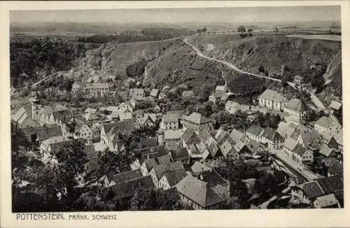Ak Pottenstein in Oberfranken, Gesamtansicht