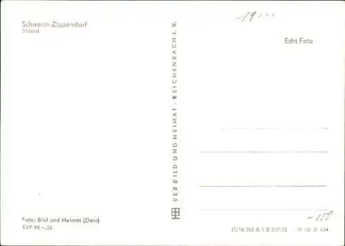 Ak Zippendorf Schwerin in Mecklenburg, Strand