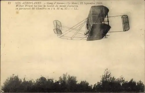 CPA Camp d'Auvours, Le Mans, 21 Septembre 1908