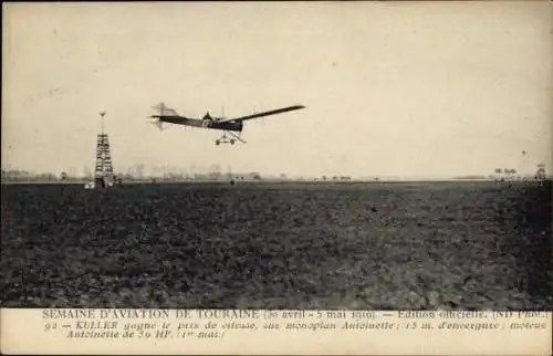 CPA Tours, Semaine d'aviation de Touraine, 1910