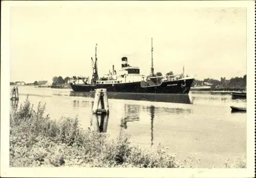 Ak Dampfer Masuren beim Einlaufen in Königsberg, Reederei Poseidon
