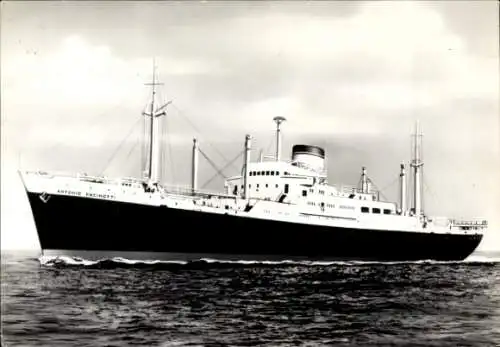 Ak Dampfer Antonio Pacinotti, Italian Line