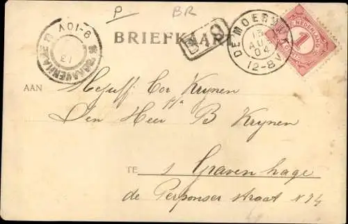 Ak Moerdijk Nordbrabant Niederlande, Havenkant