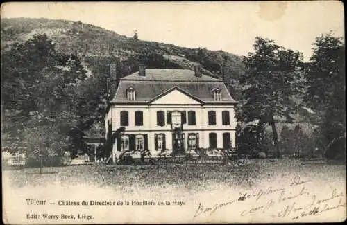 Ak Tilleur Wallonien Lüttich, Chateau du Director de la Houillere de la Haye