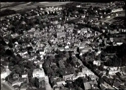 Ak Goldenberg Lüttringhausen Remscheid im Bergischen Land, Stadtansicht von Remscheid mit Kirc...