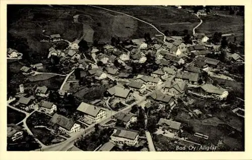 Ak Oy Mittelberg im Allgäu, Fliegeraufnahme