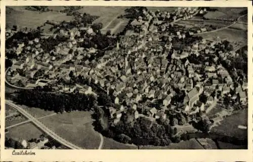 Ak Crailsheim in Württemberg, Fliegeraufnahme