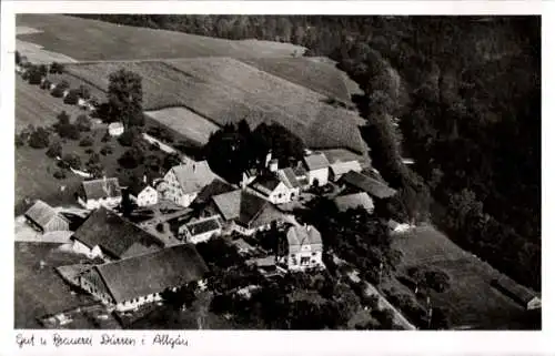 Ak Dürren Kißlegg im Allgäu, Fliegeraufnahme