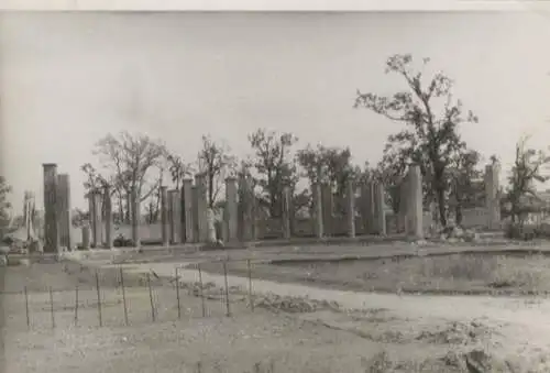 Original Foto Berlin-Tiergarten, Tiergarten-Denkmal (Lortzing), um 1946, ca. 13 x 18 cm