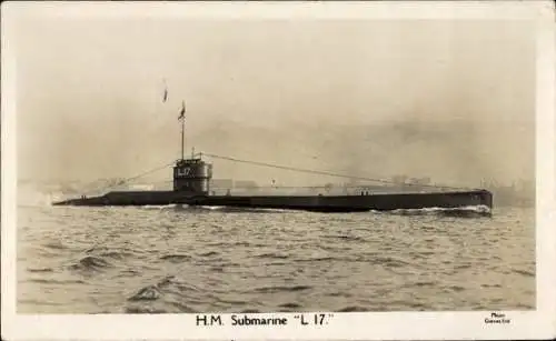 PC H.M. Submarine L17, British submarine