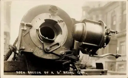 PC Open breach of A6 Naval Gun, Royal Navy