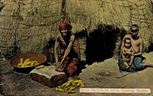 PC South Africa, Native life, Grinding Mealies