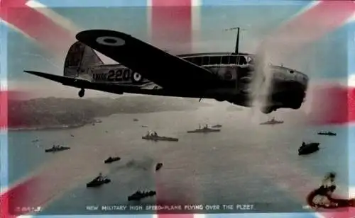 Ak New Military High Speed Plane Flying Over the Fleet, K6206 220