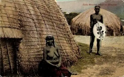 PC South Africa, A Zulu Warrior about to Propose