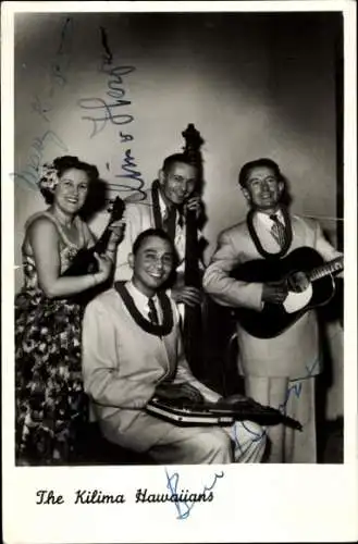Autogrammkarte The Kilima Hawaiians, Autogramm