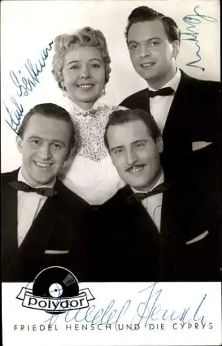 Ak Sängergruppe Friedel Hensch und die Cyprys, Polydor