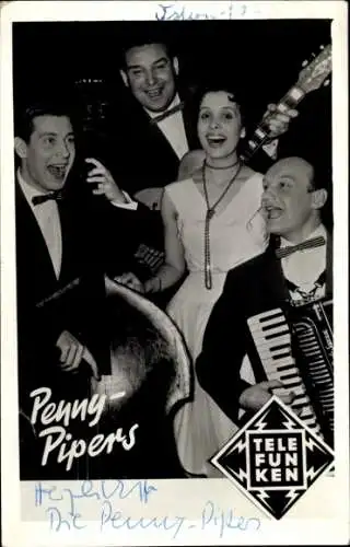 Ak Band Die Penny Pipers, Autogramm