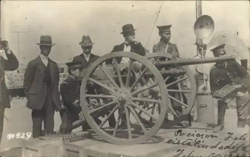 Foto Ak Französisches Geschütz