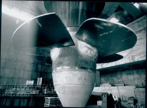 Foto Rhinau Rheinau Elsass Bas Rhin, Atomkraftwerk, Henri Baranger, 1963, La Photothèque EDF