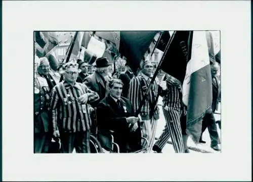 Foto Straßburg, ehemalige KZ-Häftlinge, Demonstration gegen Nazis 21. 4. 1979
