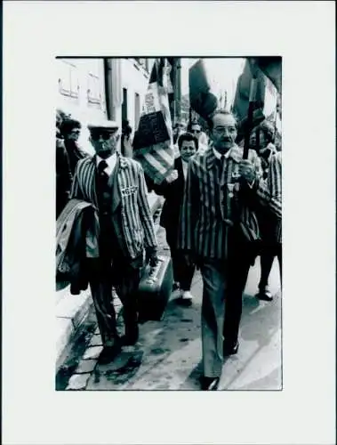 Foto Straßburg, Ehemalige KZ-Häftlinge, Demonstration gegen Nazis 21. 4. 1979