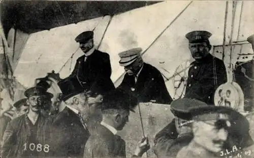 Ak ILA, Ferdinand Graf von Zeppelin, Luftschiffgondel