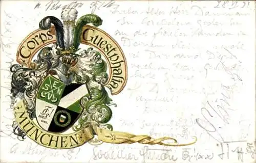 Studentika Ak München, Corps Guestphalia, Wappen