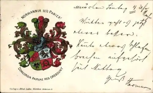 Studentika Ak München, Corps Normannia, Wappen