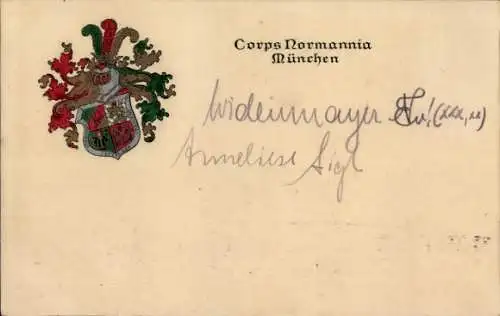 Studentika Ak München, Wappen, Corps Normannia