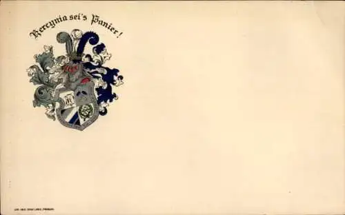 Studentika Ak Clausthal Zellerfeld im Oberharz, Wappen eines studentischen Vereins