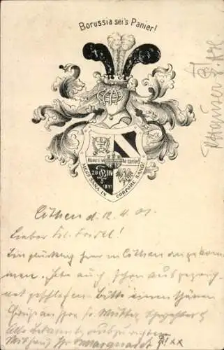 Studentika Ak Köthen in Anhalt, Wappen eines studentischen Vereins