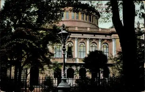 Ak Magdeburg an der Elbe, Stadttheater