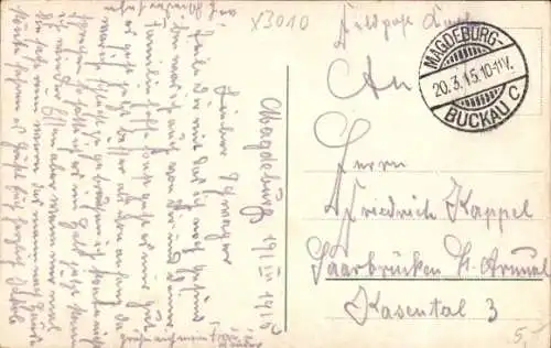 Ak Magdeburg an der Elbe, Stadttheater