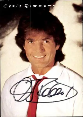 Autogrammkarte Chris Robert
