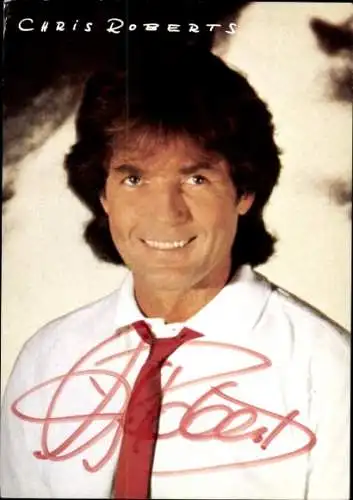 Autogrammkarte Chris Robert