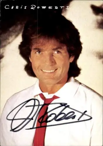 Autogrammkarte Chris Robert