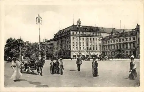 Ak Berlin Mitte, Alexanderplatz, Unter den Linden, Hotel Adlon