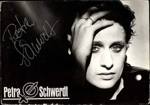 Foto Sängerin Petra Schwerdt, Autogramm