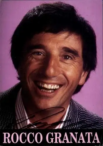 Foto Sänger Rocco Granata, Autogramm