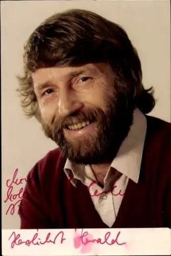 Ak Schauspieler Harald Clausen, Portrait, Autogramm