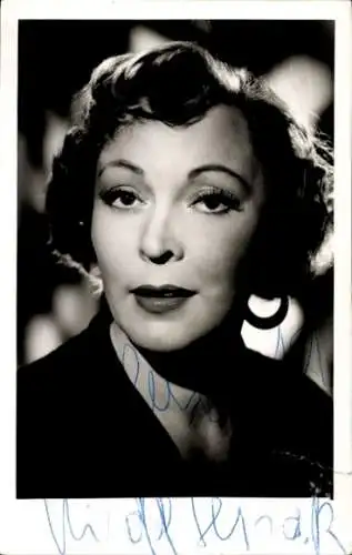 Foto Ak Schauspielerin Hilde Sessak, Portrait, Autogramm