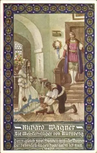 Künstler Ak Kutzer, Ernst, Richard Wagner, Die Meistersinger von Nürnberg